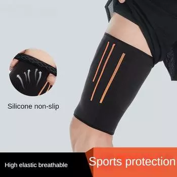 Набедренный чехол для защиты мышц бедра, спортивный чехол для ног, теплый чехол, прижимной ремень, противоизносная защитная повязка для ног для мужчин S One pack