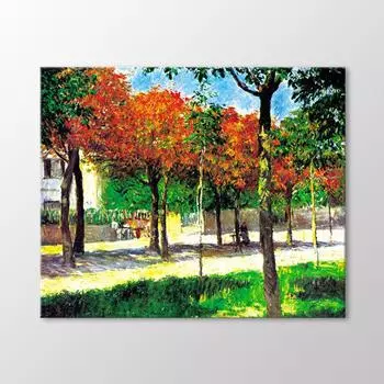 Набережная в Аржантее, 1883 г. Живопись