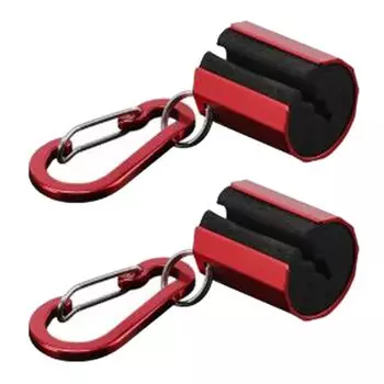 NABESHI красный держатель удочки зажим для удочки держатель для удочки автомобиль лодка поясной ремень для рыбалки держатель удочки рюкзак удочка 2 шт (красный) красный