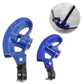 NABESHI Pipe Bender Tube Bender Bending Processing Pipe Tool Piping Manual Single Pipe Aluminum Bender (1/2+1 Blue)