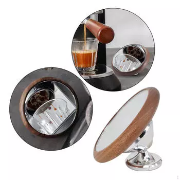 Наблюдение за отражающей способностью линзы для эспрессо, высокая эффективность аксессуаров Beech Silver