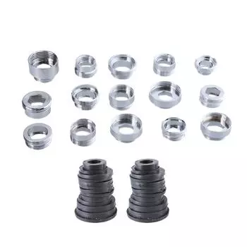 Набор адаптеров для смесителя из нержавеющей стали, набор соединителей для душевой лейки, простая установка для дома, ванной комнаты, душевой установки