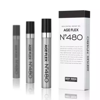 Набор Age Flex 480 для области вокруг глаз Проблемы с дряблостью кожи под глазами Упругость Мгновенная основа под макияж Эффект макияжа Керамиды AGE FLEX (Ноль морщин) 3-х частей