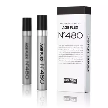 Набор AGE FLEX 480 для области вокруг глаз Проблемы с дряблостью кожи Упругость Мгновенная основа под макияж Эффект макияжа Керамиды AGE FLEX (Ноль морщин) 2-х частей
