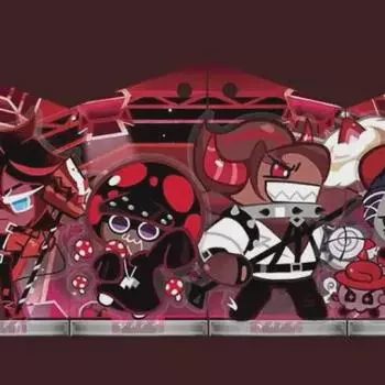 Набор акриловых подставок Cookie Run Kingdom Bad4