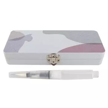 Набор акварельных красок 90 цветов с акварельной ручкой Яркие цвета Стойкая твердая акварельная краска для