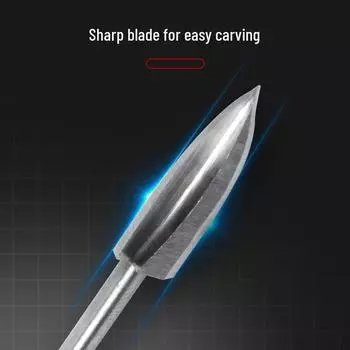 Набор электрических ножей для резьбы по дереву: Включает в себя инструменты для резьбы, шлифовки и полировки, фрезу и сверло. 3*3 series carving knife set 5 pieces