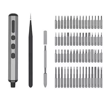 Набор электрических отверток 68 в 1 Электроинструмент Магнитные биты для отвертки Инструмент для ремонта телефона, очков, часов, ПК, камеры