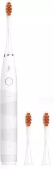 Набор электрических зубных щеток Oclean Flow S White Sonic + 2 сменные насадки TU прозрачный