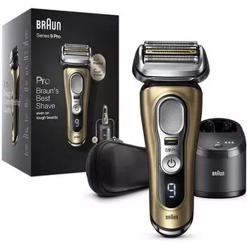 Набор электробритв Braun Series 9 PRO, золотой, 9469 куб.см