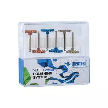 Набор алмазных дисков для полировки стоматологических композитов, 6 шт., грубая, средняя, мелкая