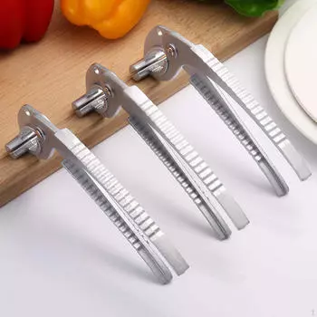 Набор алюминиевых захватов для мисок и тарелок для домашних поваров 16.5x3x4cm_Without rubber pad