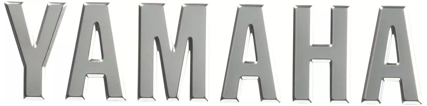 Набор эмблем YAMAHA, серебро 3D, тип Q5K-YSK-001-TB3 Q5K-YSK-001-TB3
