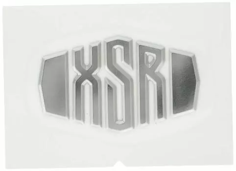 Набор эмблем YAMAHA XSR, серебристый, 3D, тип Q5K-YSK-001-TA6 Q5K-YSK-001-TA6