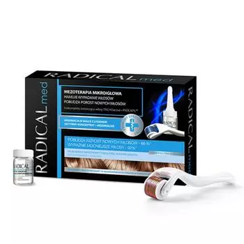 Набор ампул для волос Pamona Hair Loss Progressive + дермароллер, 12 шт., 3 мл