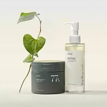 НАБОР ANUA BLACKHEAD CARE, 2 ПРЕДМЕТА ПРОЗРАЧНАЯ ПАЛОДКА + ОЧИЩАЮЩЕЕ МАСЛО