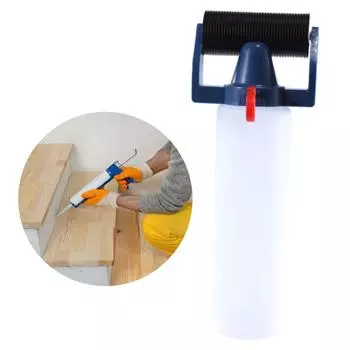 Набор аппликаторов для нанесения клея на дерево с простым роликовым флаконом для прессования, точный роликовый флакон для нанесения клея на дерево, простая эксплуатация для деревообработки