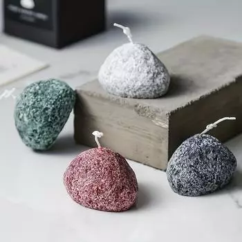 Набор ароматических свечей «Каменный ледяной цветок», нейтральные и креативные одиночные свечи, ароматические украшения для дома. A