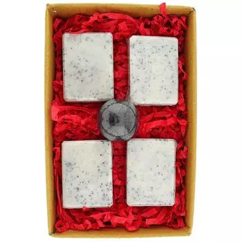 Набор аюрведического женского мыла Esidhor, натуральное аюрведическое эфирное масло и органические травы Савон, комбинированный подарочный пакет с кокосом и лемонграссом 5 Soaps Set