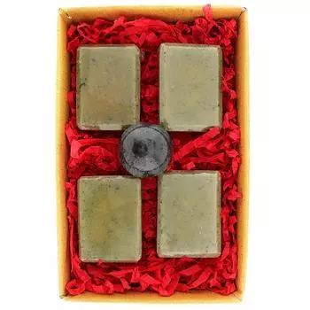 Набор аюрведического женского мыла Esidhor, натуральное аюрведическое эфирное масло и органические травы Савон, комбинированный подарочный набор лавровый лист, лемонграсс 5 Soaps Set