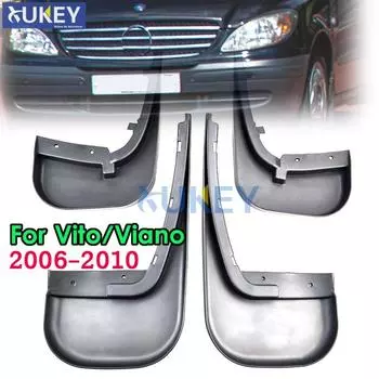 Набор автомобильных брызговиков для Benz Vito Viano W639 2006-2010, брызговики, брызговик, крыло, переднее и заднее 2009 2008
