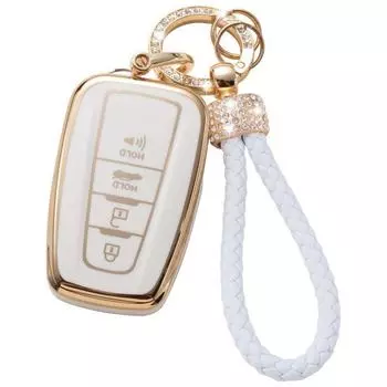 Набор автомобильных ключей в золотой оправе с брелоком-подвеской в виде бриллиантового кольца — международный бестселлер. Mercedes Benz A3 button