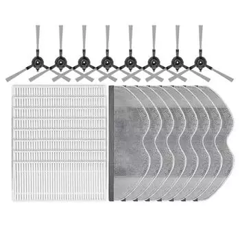 Набор аксессуаров, совместимый с Xiaomi Robot Vacuum E5 C108, сменные фильтры для боковой щетки и швабры