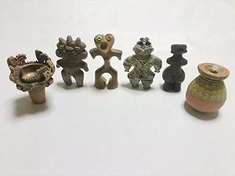 набор B Глиняные фигурки Мини фигурки Сова глиняная фигурка Венера глиняная фигурка глиняная фигурка Тень глиняная фигурка глиняная фигурка Стиль Яёй
