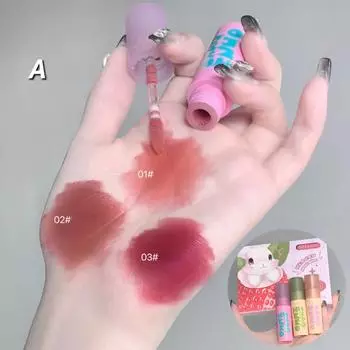 Набор бархатных глазурей для губ, матовая помада матового цвета, стойкая помада, которую нелегко приклеить к чашке.