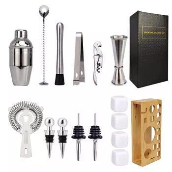 Набор бармена, Снежный стакан начального уровня, Полный набор бытового ручного креманника из нержавеющей стали, Профессиональное оборудование для приготовления коктейлей