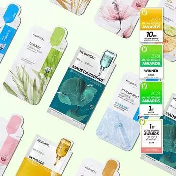 Набор базовых масок Mediheal (1 лист) Выберите 1 из 7 типов Madecassoside 1 piece