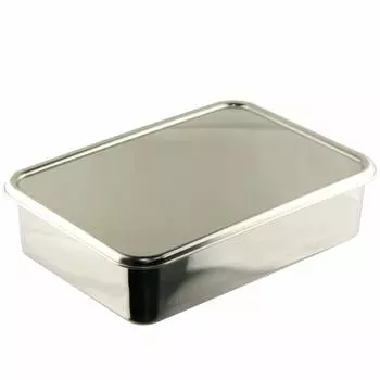 Набор бит Nagao Tsubame Sanjo Deep Type с крышкой, квадратный контейнер для хранения, нержавеющая сталь, 9 шт., сделано в Японии, 36,2 см, 18-8 шт.