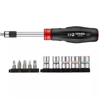 Набор бит-насадок VESSEL 2WAY Power Driver 400PD2-1 Подлинный оригинал из Японии