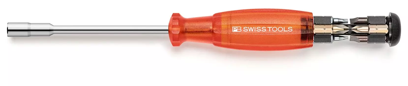 Набор бит-отверток PB SWISS TOOLS Multicraft C6 из 8 сменных отверток Inside Red Long Type 6465.RED