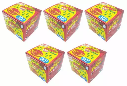 Набор благовоний Fuji Nishiki Power Forest Incense 30 из 5 коробок (красный) объемы,