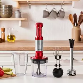 Набор блендера Karaca Mastermaid Prosteel 1500 Вт Red-Inox