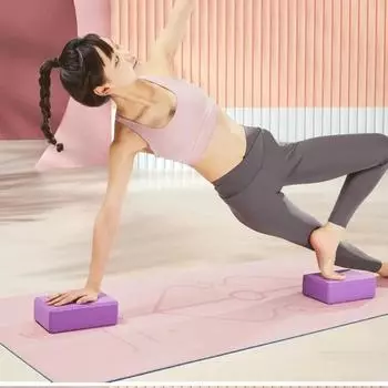 Набор блоков для йоги из ЭВА, набор блоков для пилатеса, набор фитнес-поясов для тренировок, фитнес-тренировочный блок, пояс для растяжки, валик для йоги