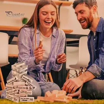 Набор блоков для свиданий «Башня» для взрослых. Набор сборных строительных блоков. Игра «Башня» для пар. Вечер свиданий. English