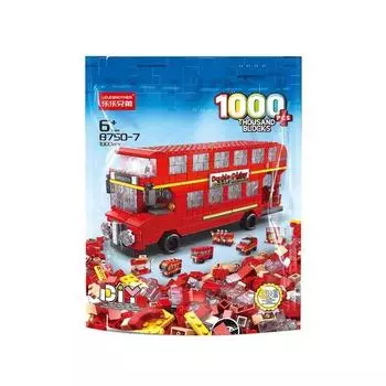 [Набор блоков, совместимый с LEGO Real Night] E, набор E British Bus Traffic, набор E, микс
