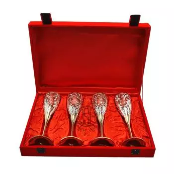 Набор бокалов для вина из 4 штук, бокалы для шампанского, дизайн «флейта» | Бокалы-кубки, лучшие для вечеринок, 200 мл