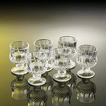 Набор бокалов для вина из 6 стаканов для алкоголя, набор стаканов для ликера, стаканы для красного вина, стеклянная барная посуда Baijiu, SGlasses, разные стеклянные стаканы