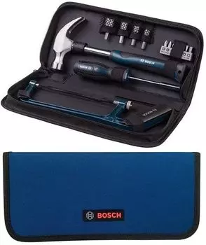 Набор BOSCH Driver Bit Saw Hammer 15 шт. Набор с сумкой для хранения 2607017522 Multi-Tool [Товар]