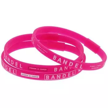 Набор браслетов Bandel Line из 3-х розовых цветов [BANDEL] (19,0 см)