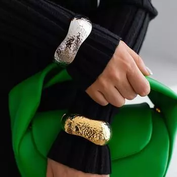 Набор браслетов из двухслойного металла в европейско-американском стиле в холодном стиле Bracelet 2544 золотой