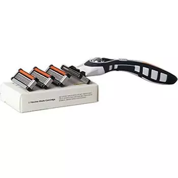 Набор бритв Lazy Society, бритвенная ручка + 5 слоев..., 1 набор, корейское бритвенное лезвие