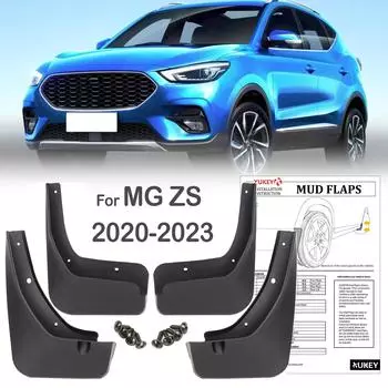 Набор брызговиков для MG ZS EV ZX PLUS ZST VS ZS11 2020 2021 2022 2023 Брызговики Брызговики Передние и задние литые автомобильные Стайлинг чёрный