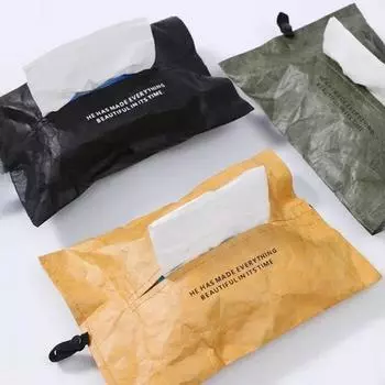 Набор бумажных полотенец, тканевая коробка для салфеток, сумка, пыленепроницаемая, водонепроницаемая, портативная, для автомобиля, дома, офиса, салона, коробки для салфеток, съемная салфетка