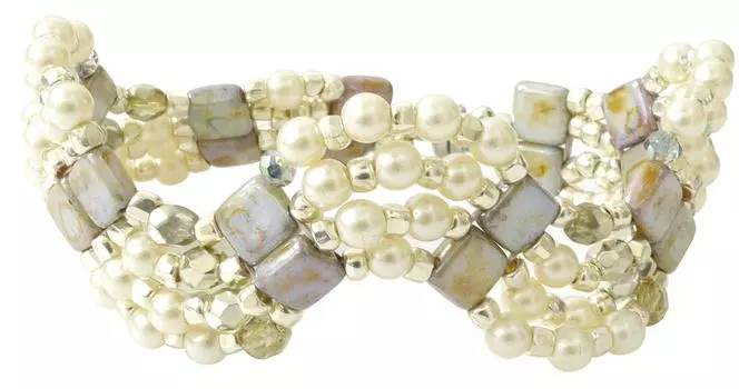 Набор бусин TOHO Czech Mate, набор аксессуаров, браслет Charlotte Pearl CR-1