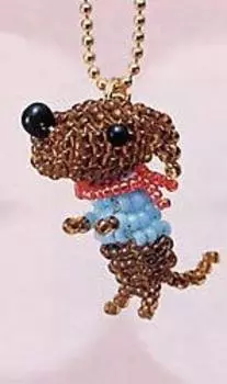 Набор бусин TOHO Petit Animal Dachshund/№ 13 [Набор бусин/Ремешок/Подвеска/Животное]