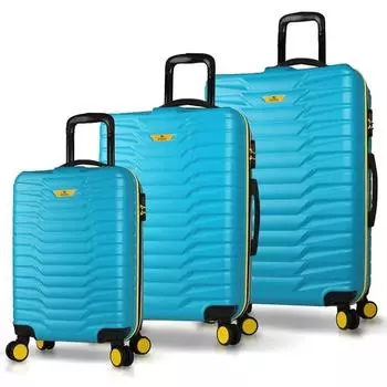 Набор чемоданов My Valice Croc Abs Cabin, средний и большой, из 3 предметов